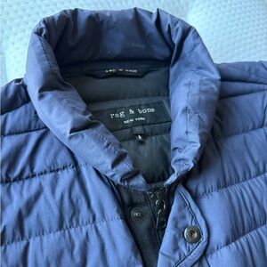 Rag & Bone vintage men’s light weight quilted puffer jacket